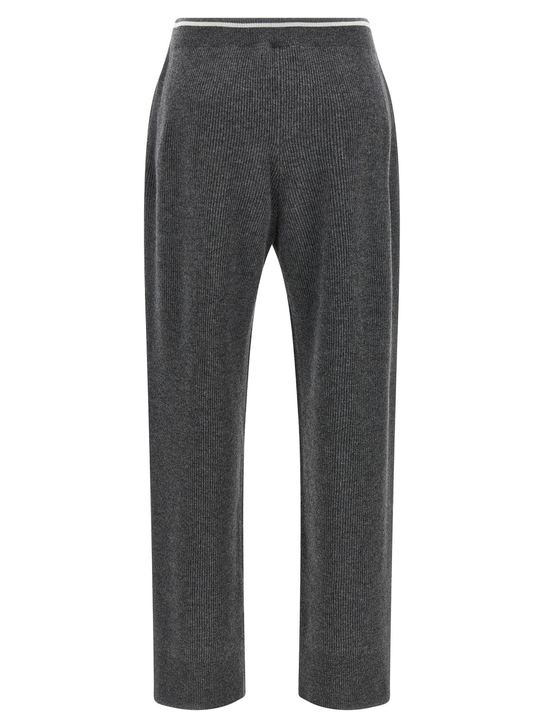 Brunello Cucinelli English Ribbed Trousers Pants - Gray | 60ef802cc67e66b0ada69b4b912dffc52a3d43fd