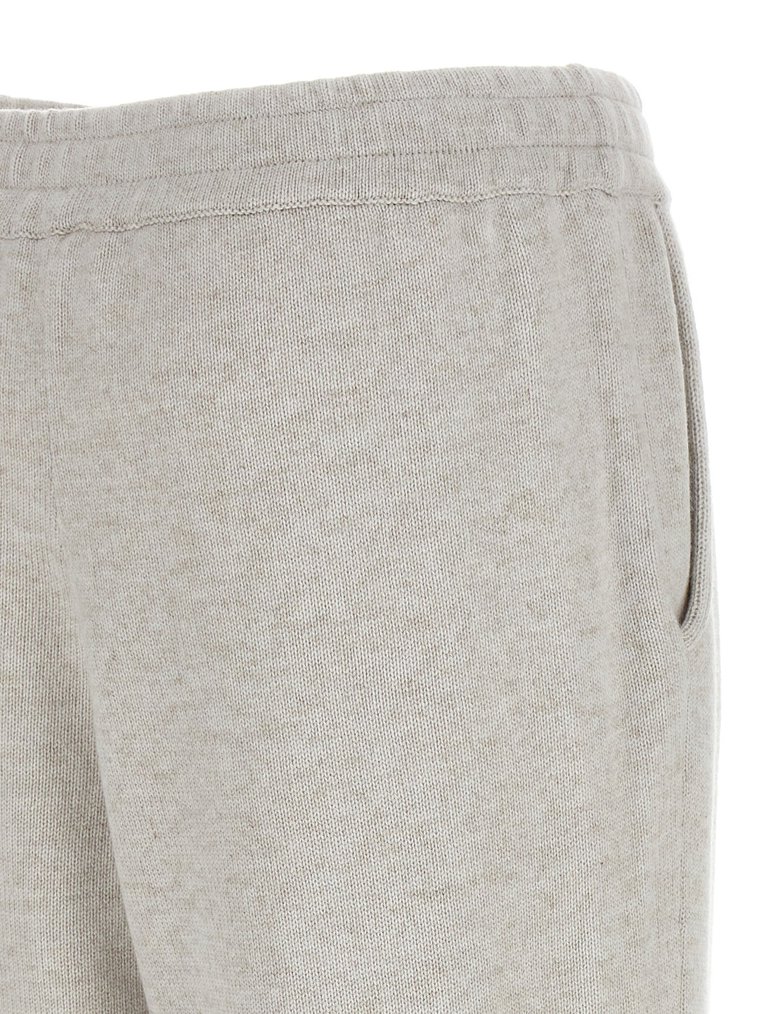 Knitted Joggers Pants Gray