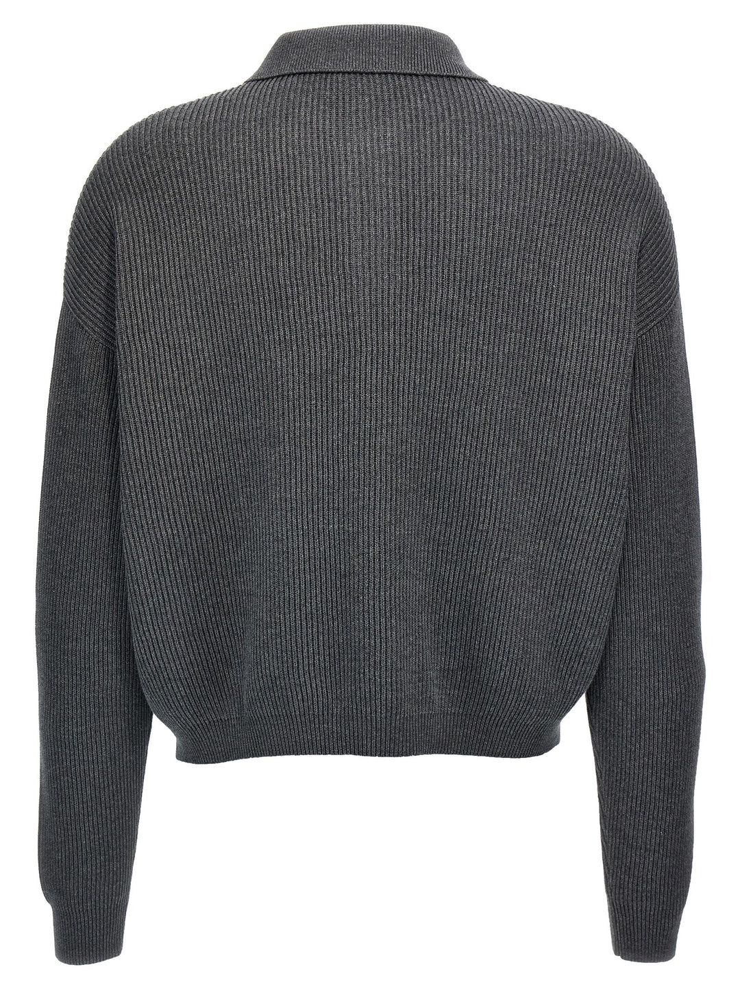 English Ribbed Sweater Sweater, Cardigans Gray