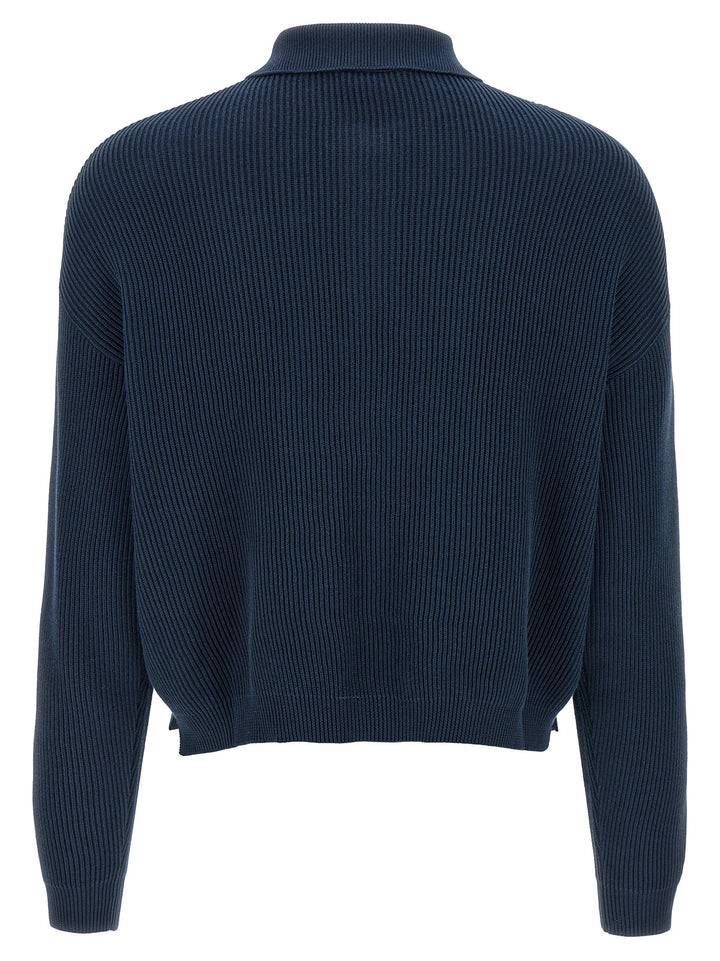 Ribbed Sweater Sweater, Cardigans Blue