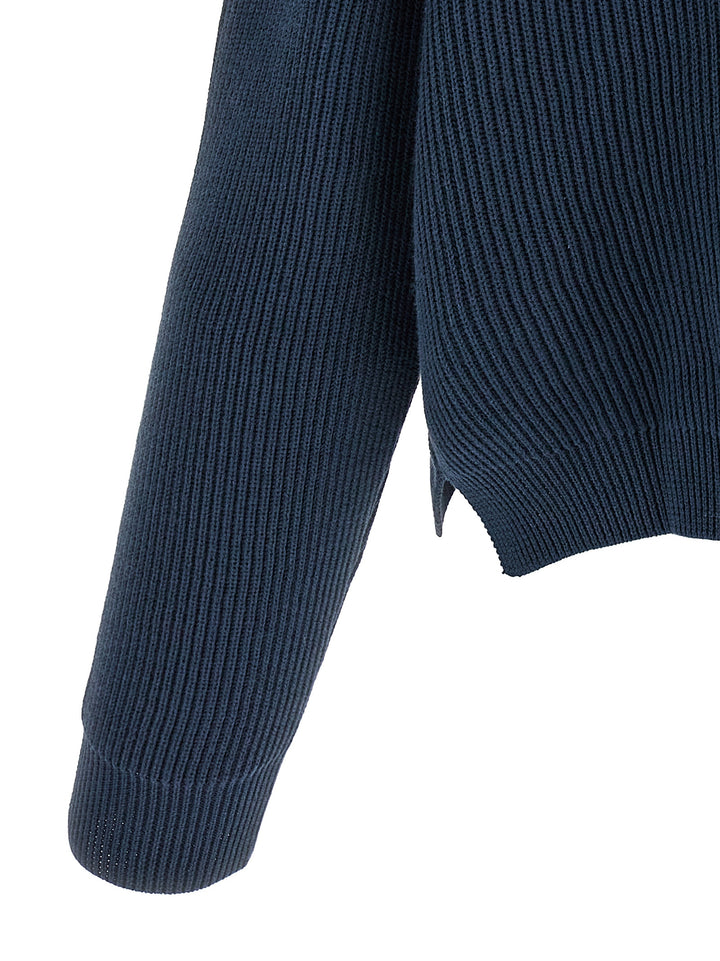 Ribbed Sweater Sweater, Cardigans Blue