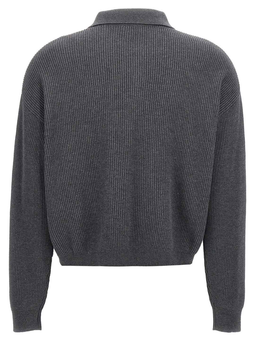 Polo Jersey Sweater, Cardigans Gray