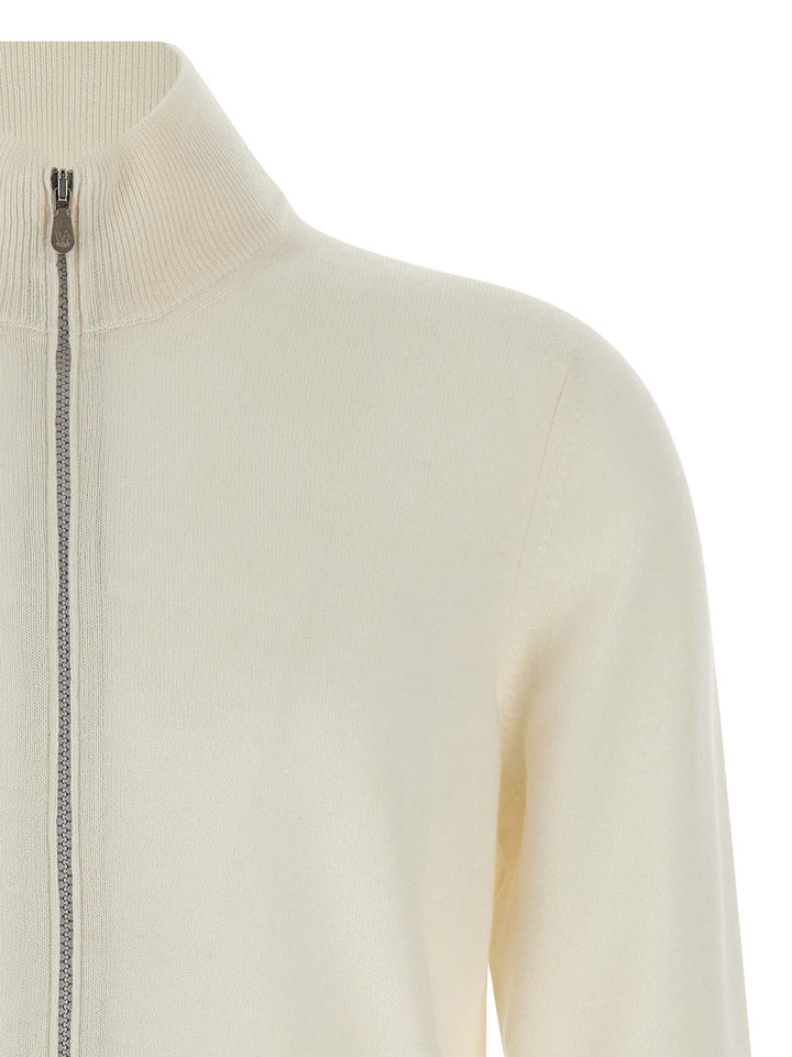 Brunello Cucinelli Cardigan Cashmere Sweaters and Cardigans - White | 977124c59079700bf1070322c7f863f9d42c56cd