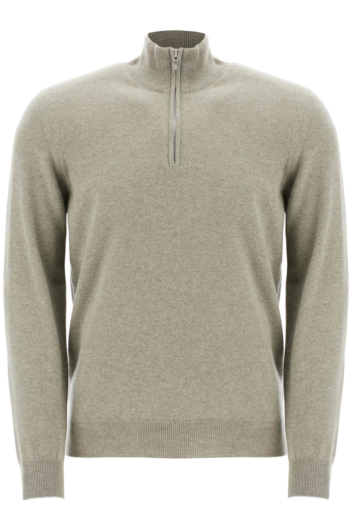 Pullover A Collo Alto In Cashmere