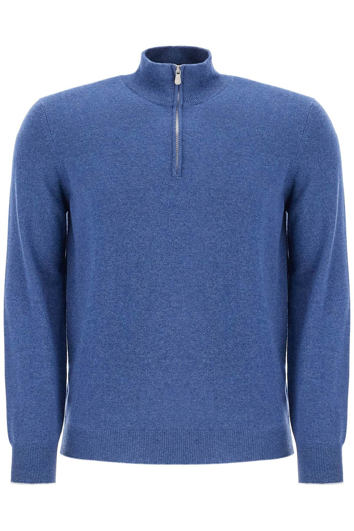 Pullover A Collo Alto In Cashmere