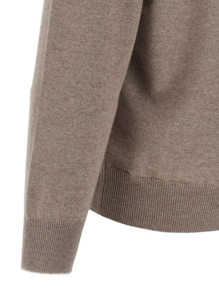Brunello Cucinelli Cashmere  Shirt Polo - Beige | caea84020d68e772ca3fa3acb366e45d9cb8424b