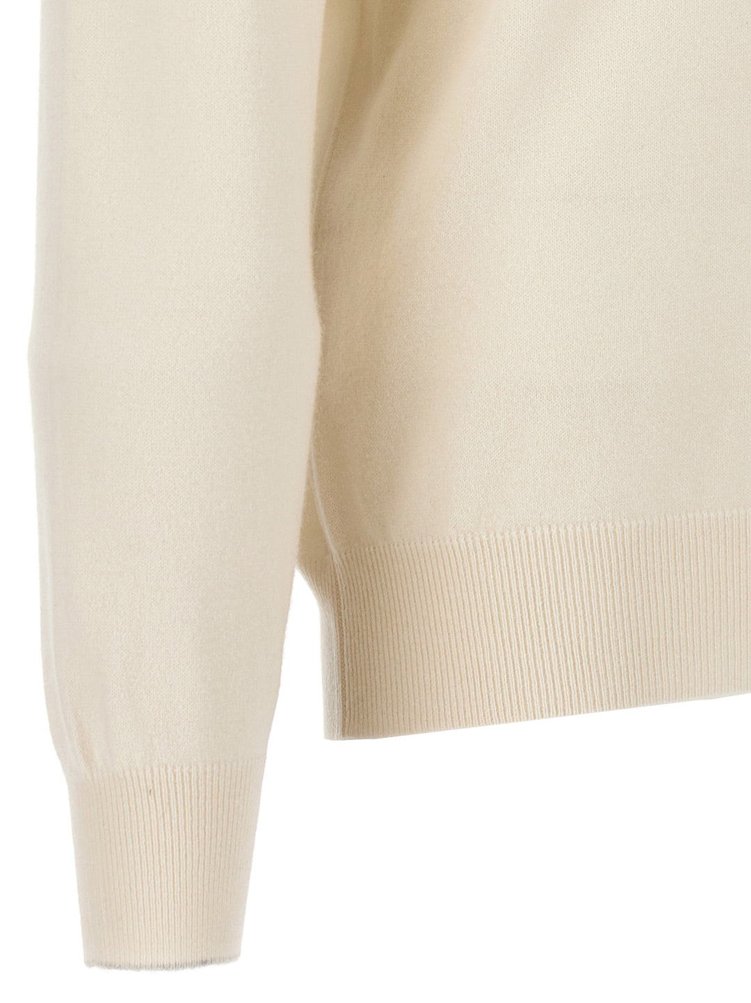 Brunello Cucinelli Cashmere  Shirt Polo - White | a577362c1c5ac113d8f7a4f2ebbe6082f3e10e78