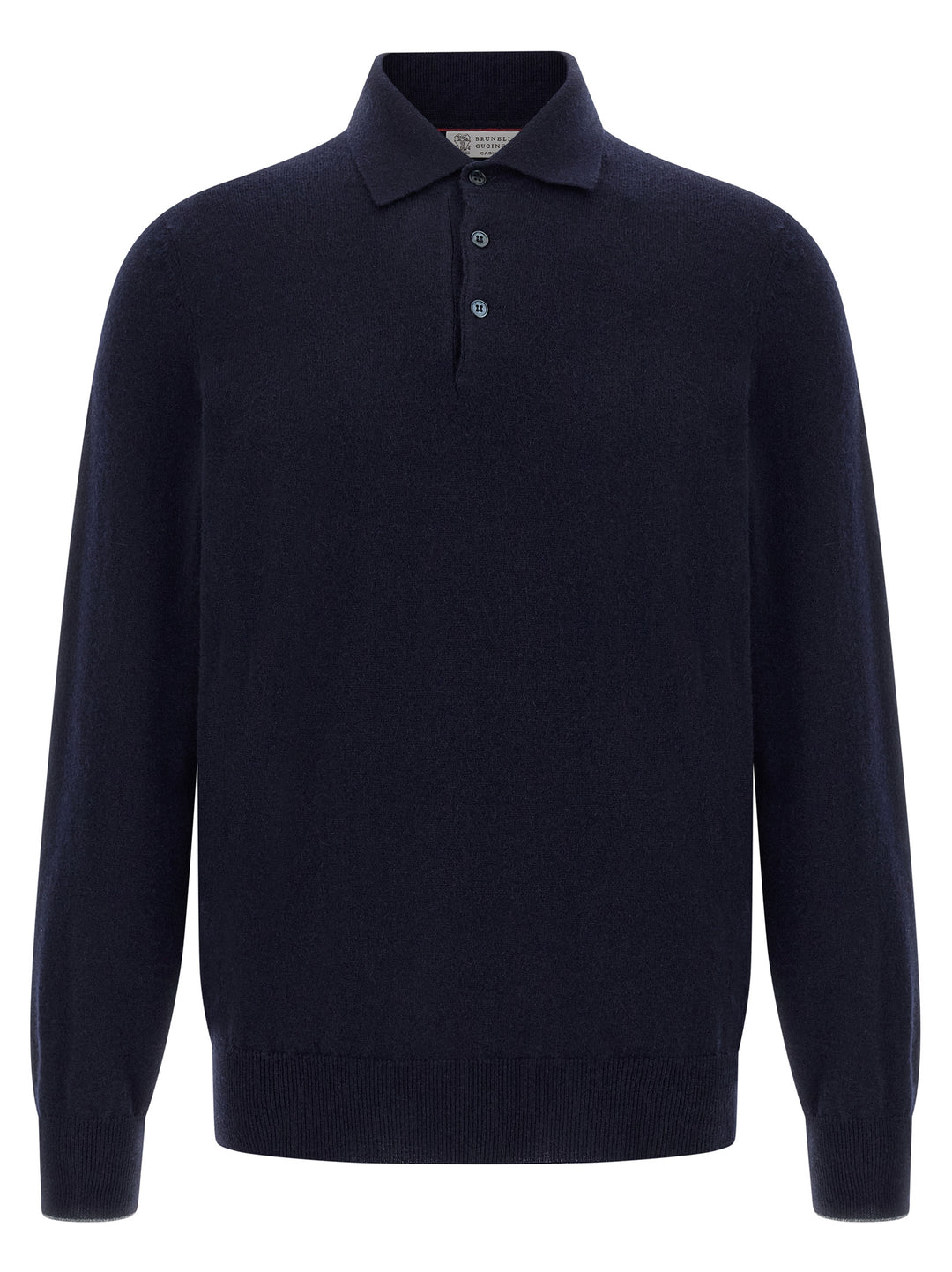 Brunello Cucinelli Cashmere  Shirt Polo - Blue | ce5d7d00b588fb4dcca044f7dae731b8d3b66f0c