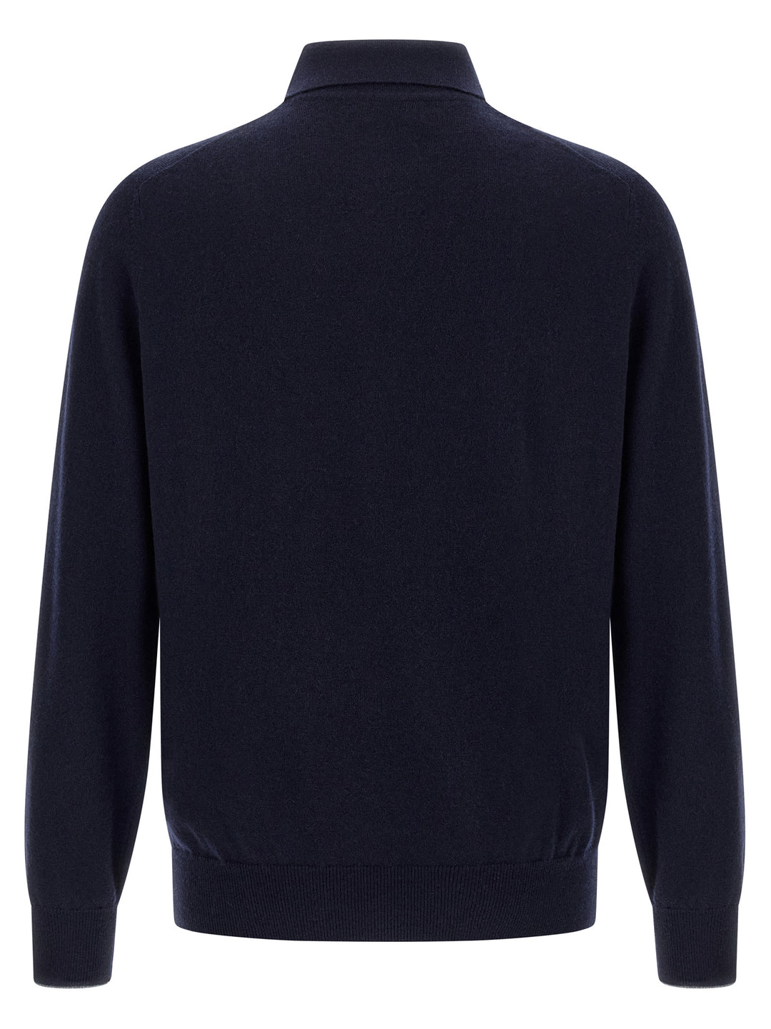 Brunello Cucinelli Cashmere  Shirt Polo - Blue | 7c3fa054e634309cab8db2d528310f3477a77425