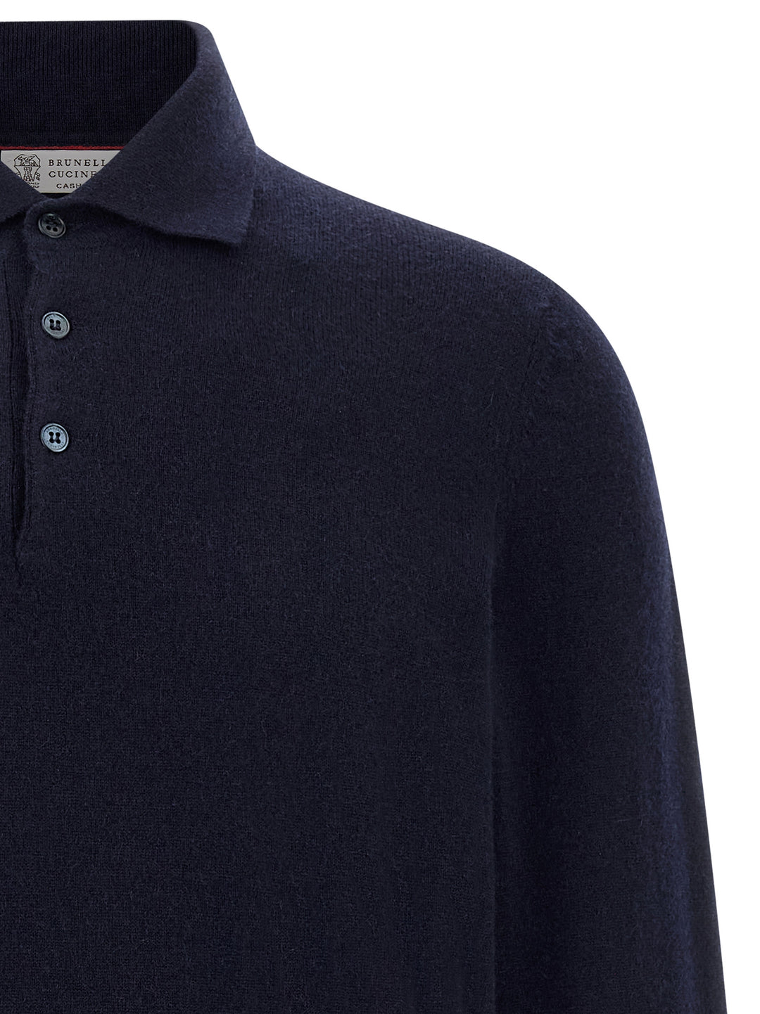 Brunello Cucinelli Cashmere  Shirt Polo - Blue | 689c3e94939f279c3cee3fc9b5844b301e5bebab