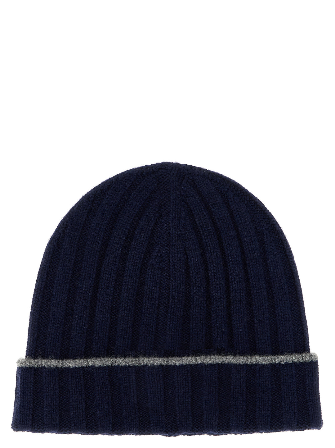 Brunello Cucinelli Cashmere Turn-Up Beanie Hats - Blue | 5a1b48e846d99eb3d905d6c4b0a658583b51c87e