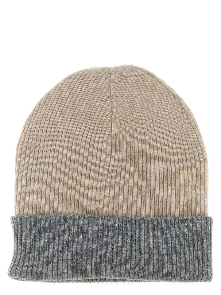 Reversible Beanie Hats Multicolor