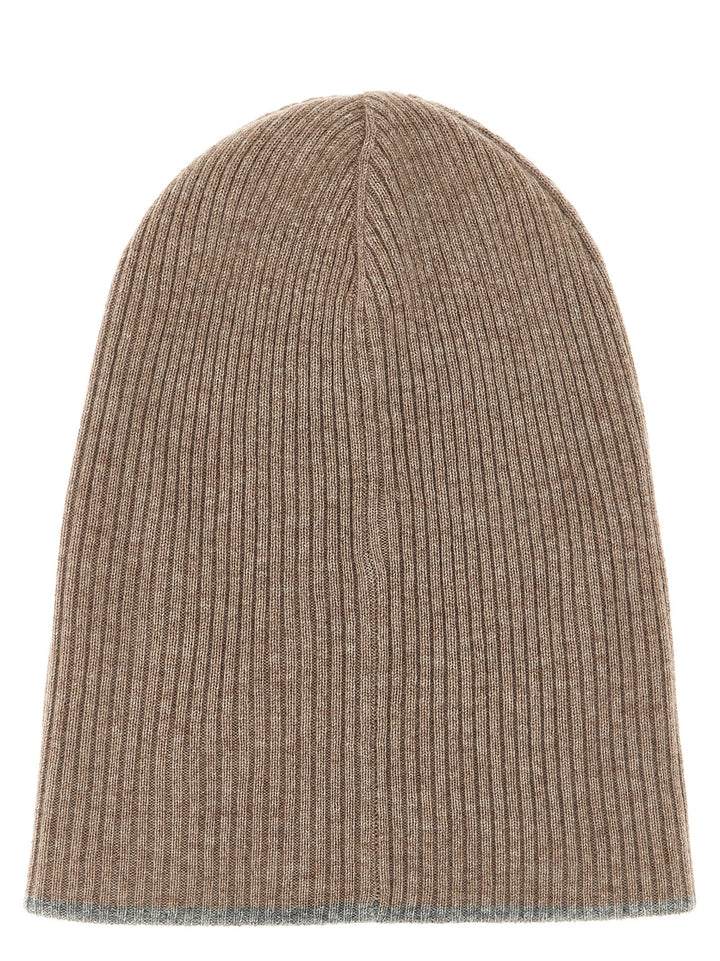 Brunello Cucinelli Cashmere Beanie Hats - Beige | 061dbaf75832cf8039c0ef5ca5b0a7cd26ce64ee
