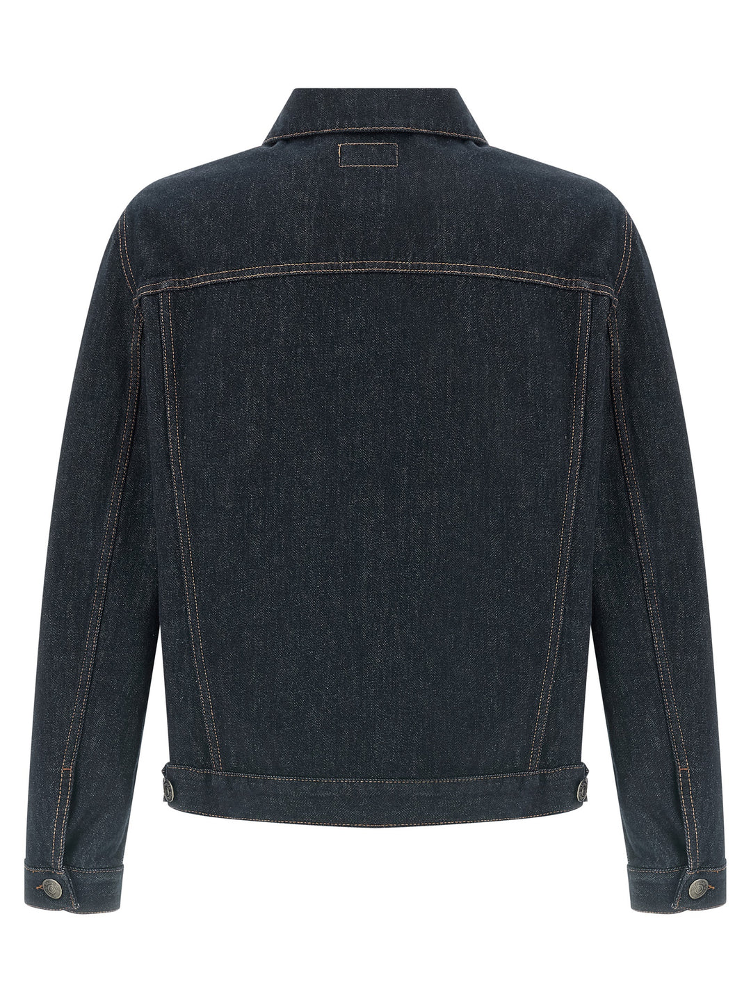 Brunello Cucinelli Denim Jacket Puffer Jackets - Blue | 7442185fdf45701c28c525f5ddbb86ae04f22ecc