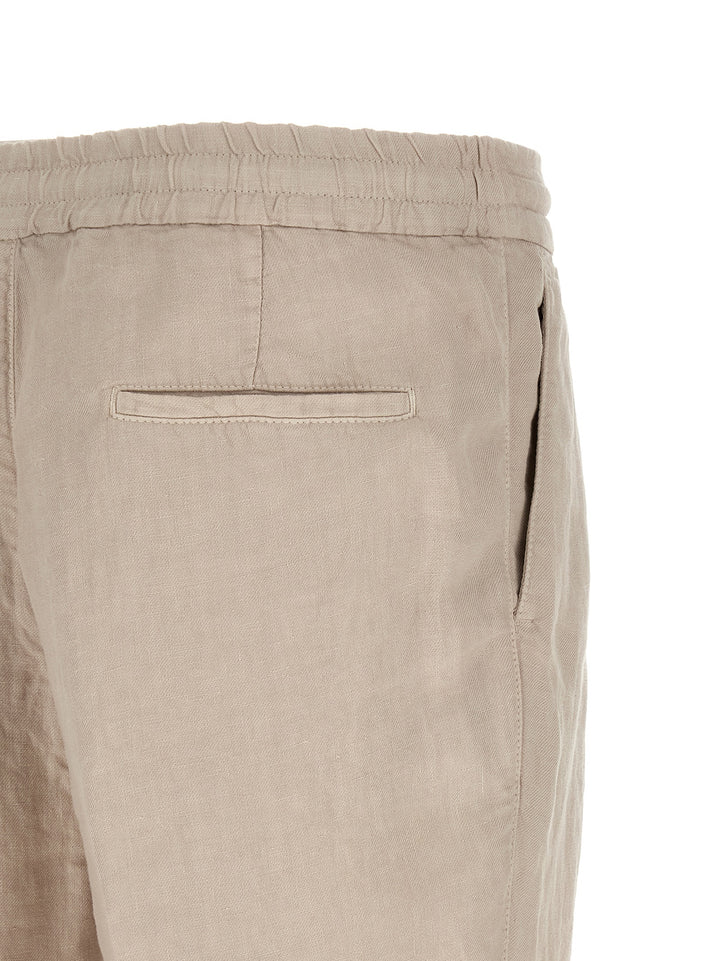 Brunello Cucinelli Linen Trousers Pants - Beige | c6154399aced69ce1c8760f76c390a7d23665485