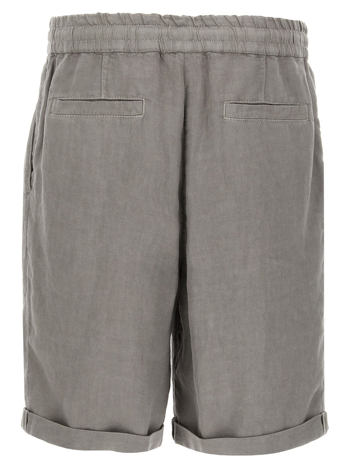 Linen Bermuda Shorts Bermuda, Short Gray