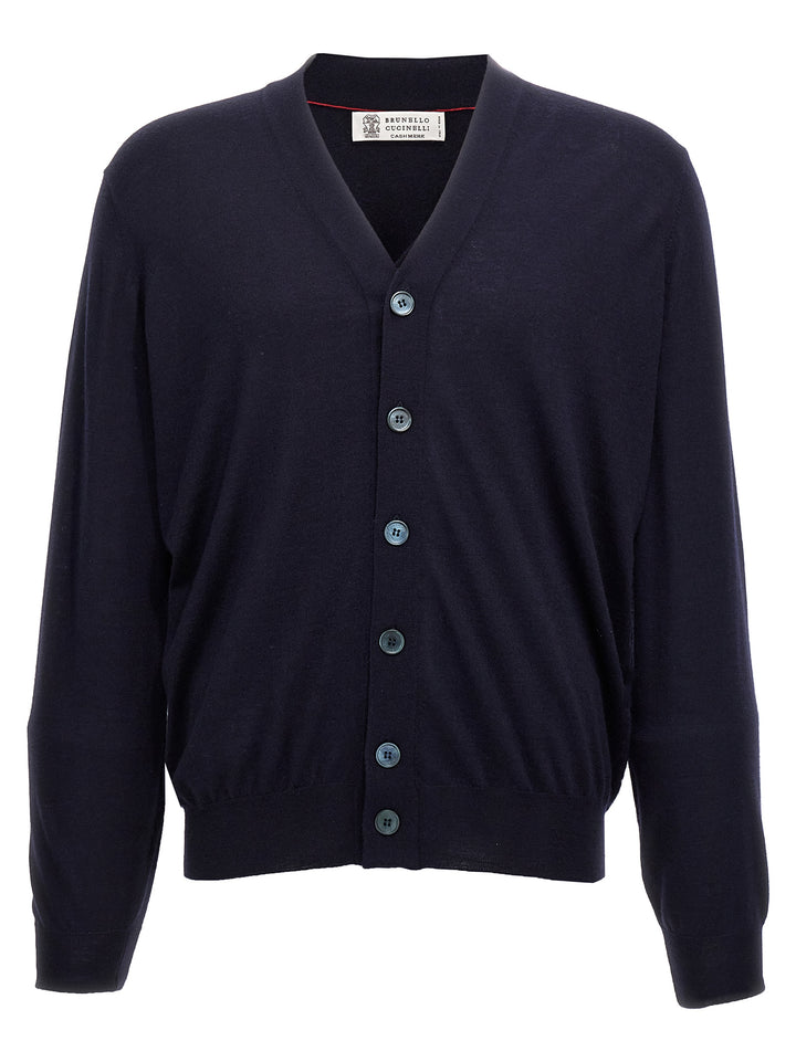 V-Neck Cardigan Sweater, Cardigans Blue