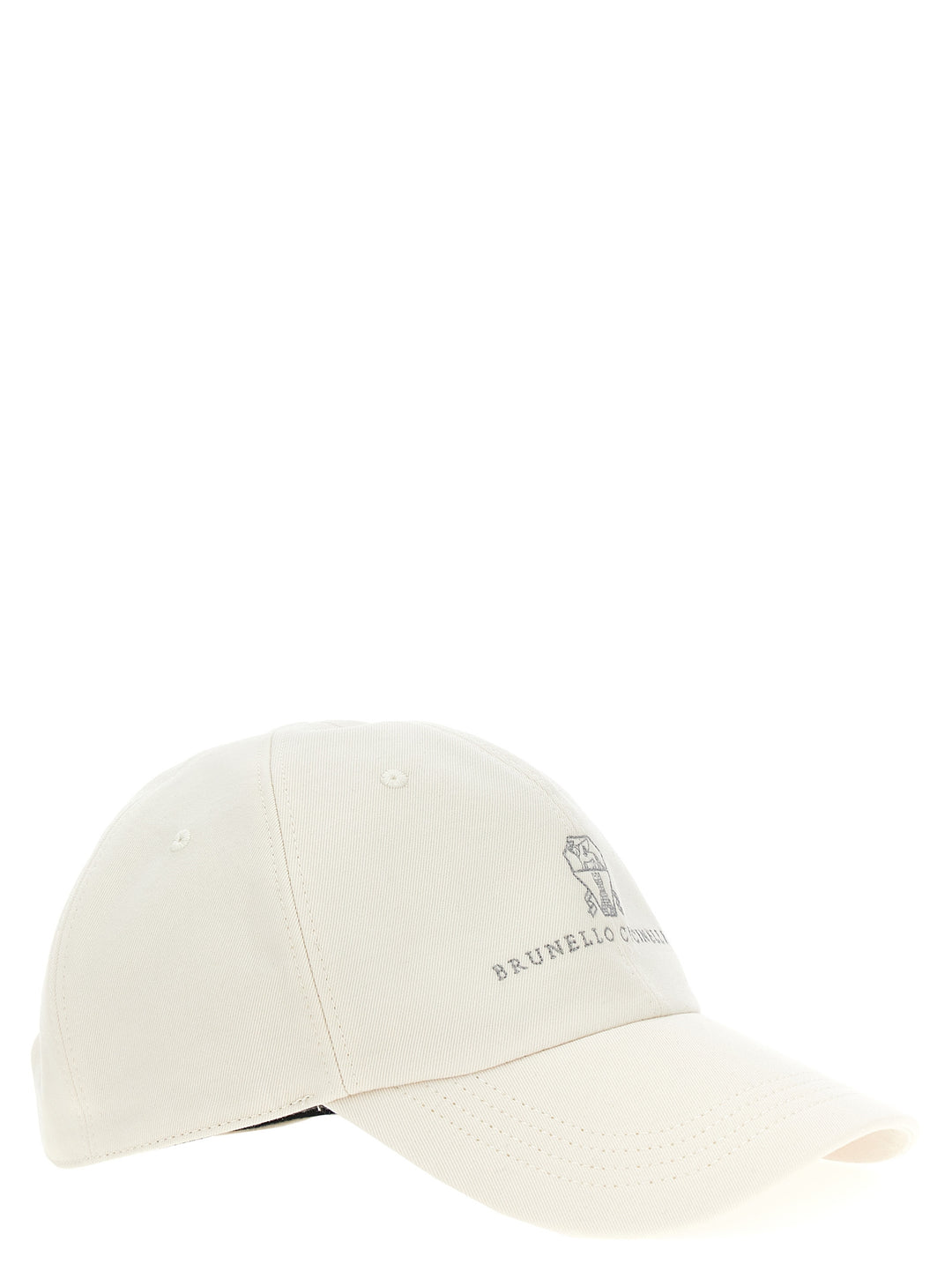 Logo Embroidery Cap Hats White