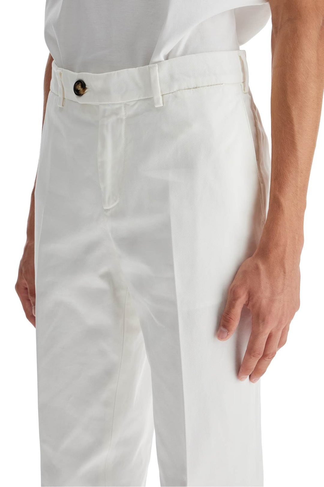 Pantaloni Italian Fit In Gabardina