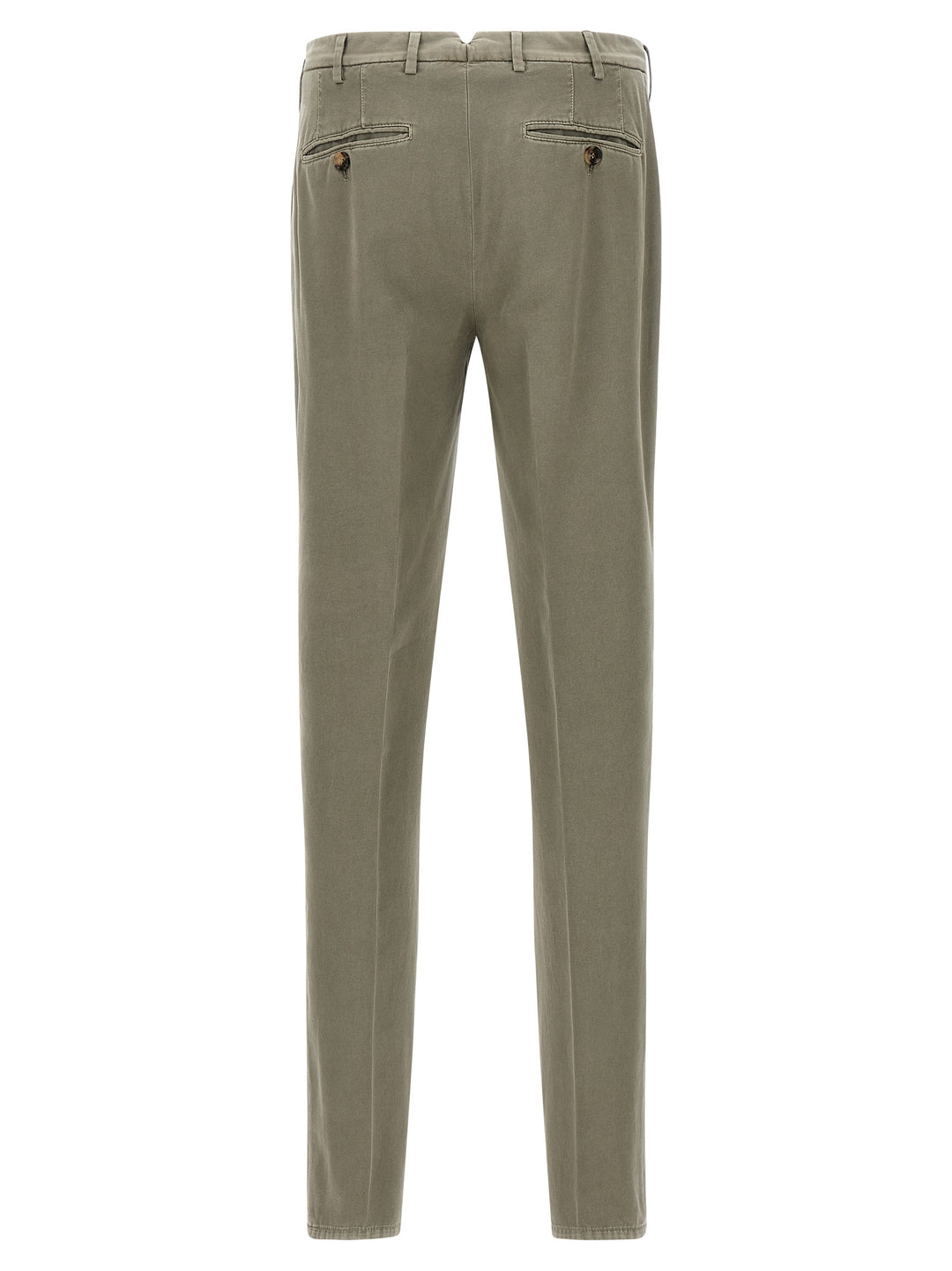 Brunello Cucinelli Cotton Trousers Pants - Green | 6f27403a1c5eaf7a9a779c02fa766f7d9d5e5b68