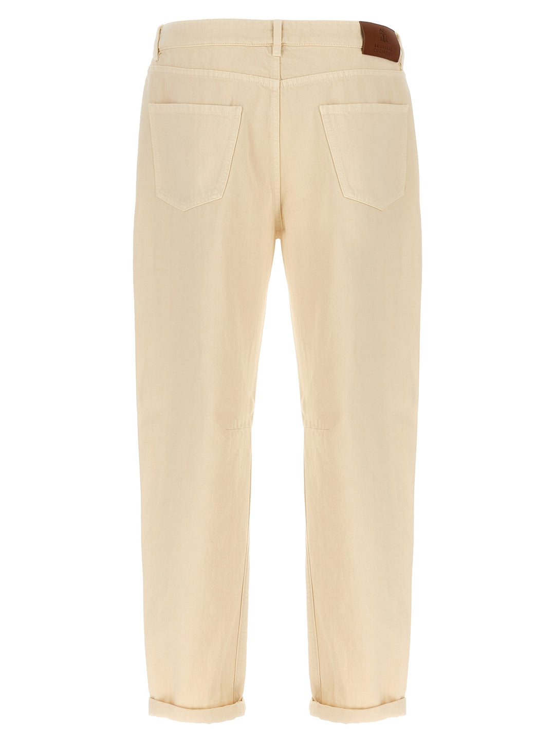 Denim Leisure Fit Pants White