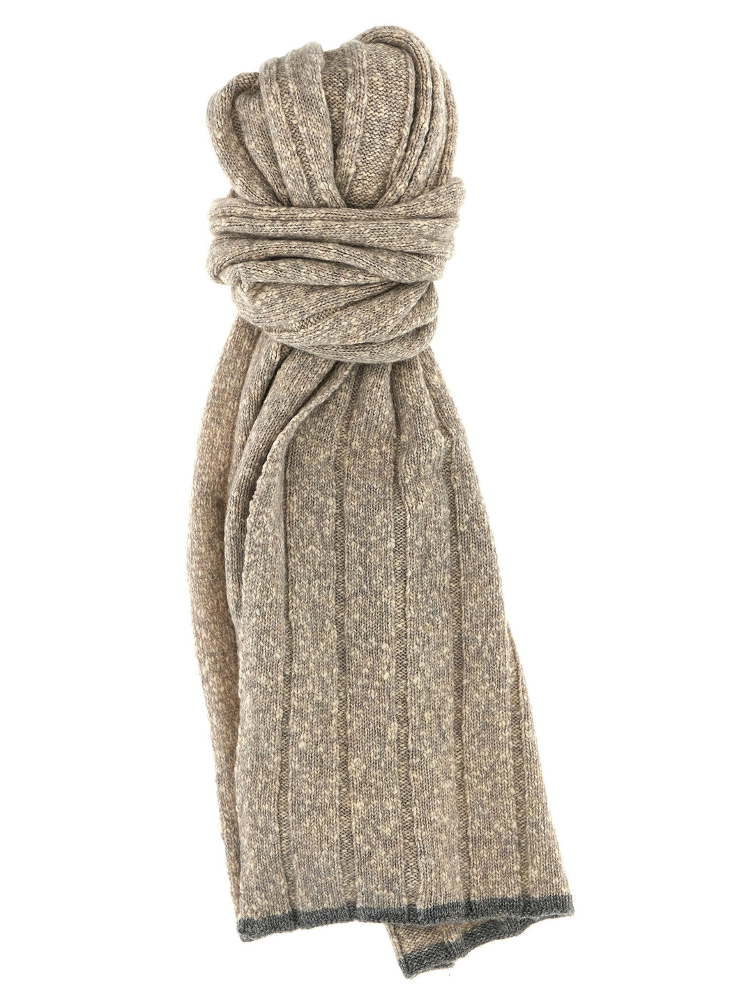 Ribbed Scarf Scarves, Foulards Gray