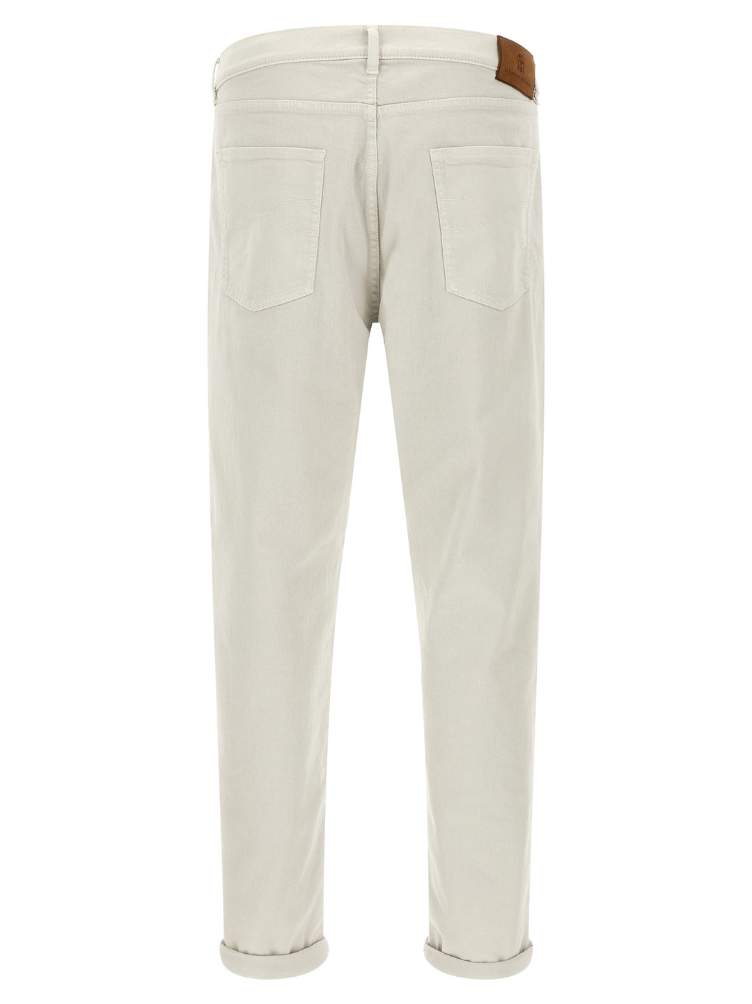 Brunello Cucinelli Garment-Dyed Denim Jeans - Gray | f9f6f312ab1b46c62f862ed92d74e35b5a6bab27