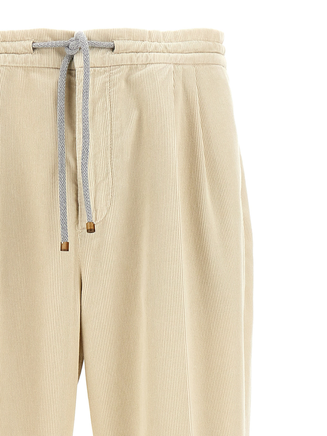 Corduroy Trousers Pants Beige