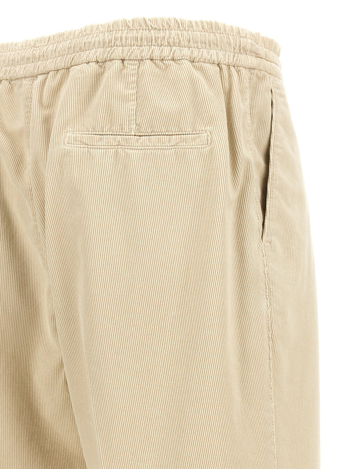 Corduroy Trousers Pants Beige