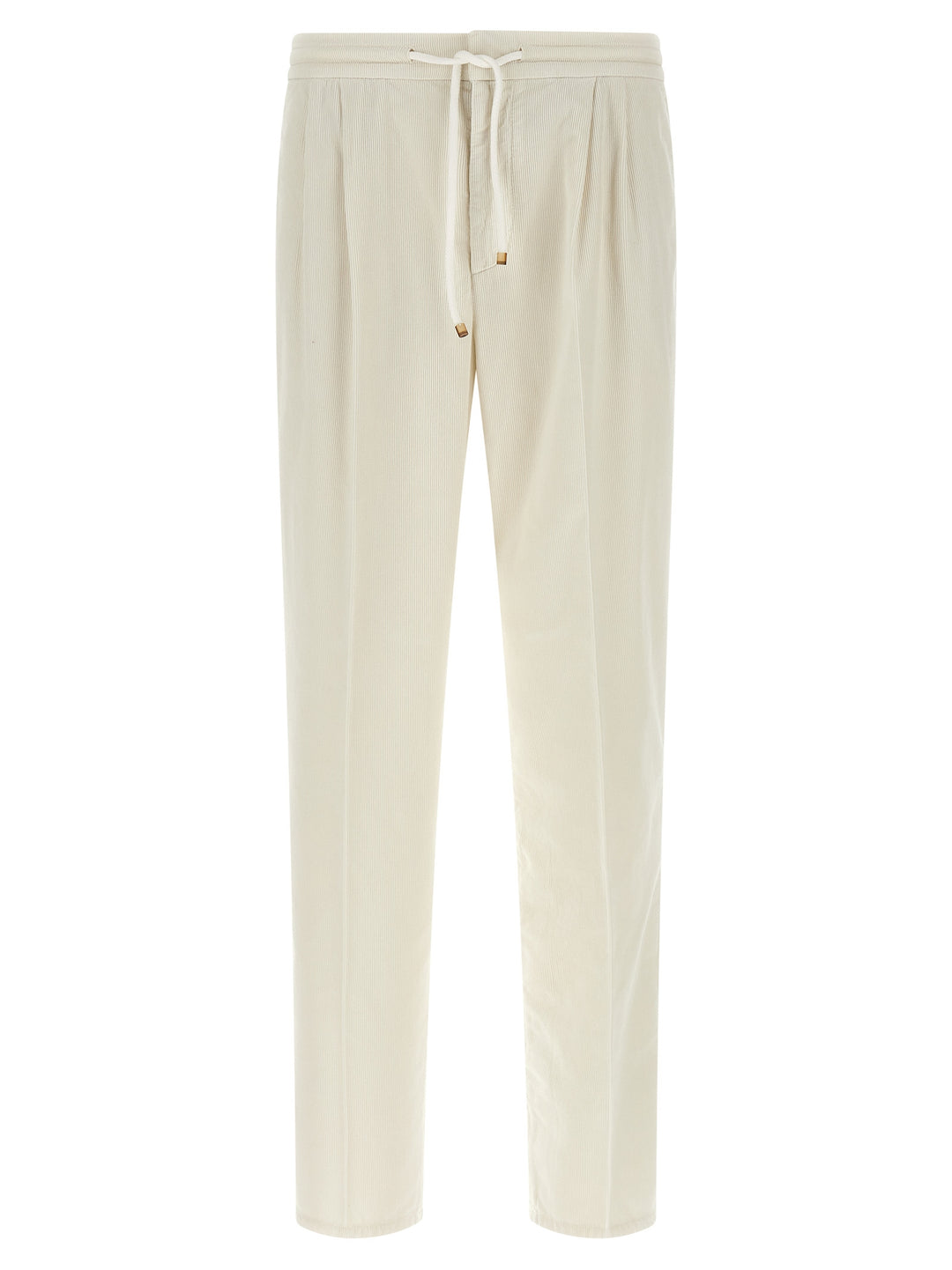 Brunello Cucinelli Corduroy Trousers Pants - White | 8bec7fef48b93622f1ca2091214aa2e80e6c60ad