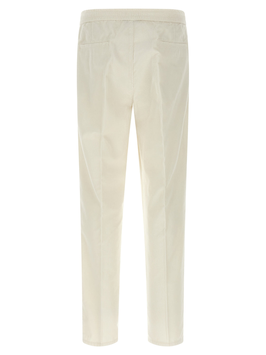 Brunello Cucinelli Corduroy Trousers Pants - White | 1836362c520a4083365f1c8b55c4f43ea8f4c55b