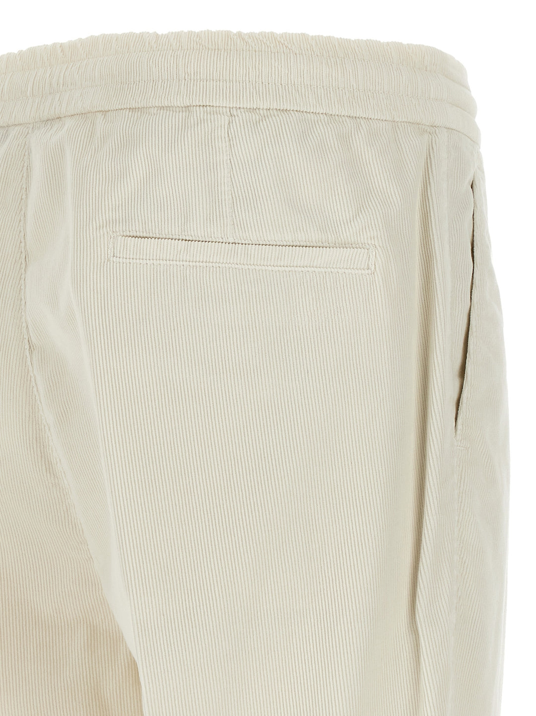 Brunello Cucinelli Corduroy Trousers Pants - White | c80e8453ca88ef2684f323ef9716af1f4543f32f