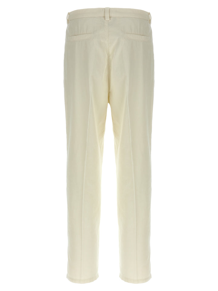 Brunello Cucinelli Corduroy Trousers Pants - Beige | bdd829a2c567743523a3aec4bf0a102d2ce95a94