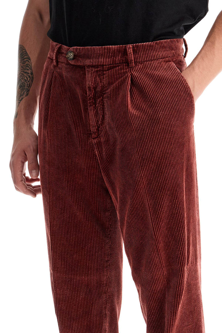 Pantaloni In Corduroy Leisure Fit