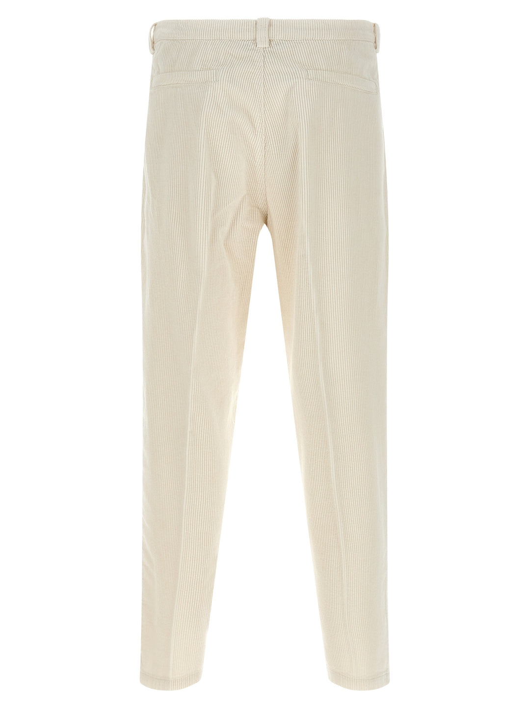 Brunello Cucinelli Corduroy Pants - White | defc1704a1c0a5c275aafe3f0d33d39accc87847