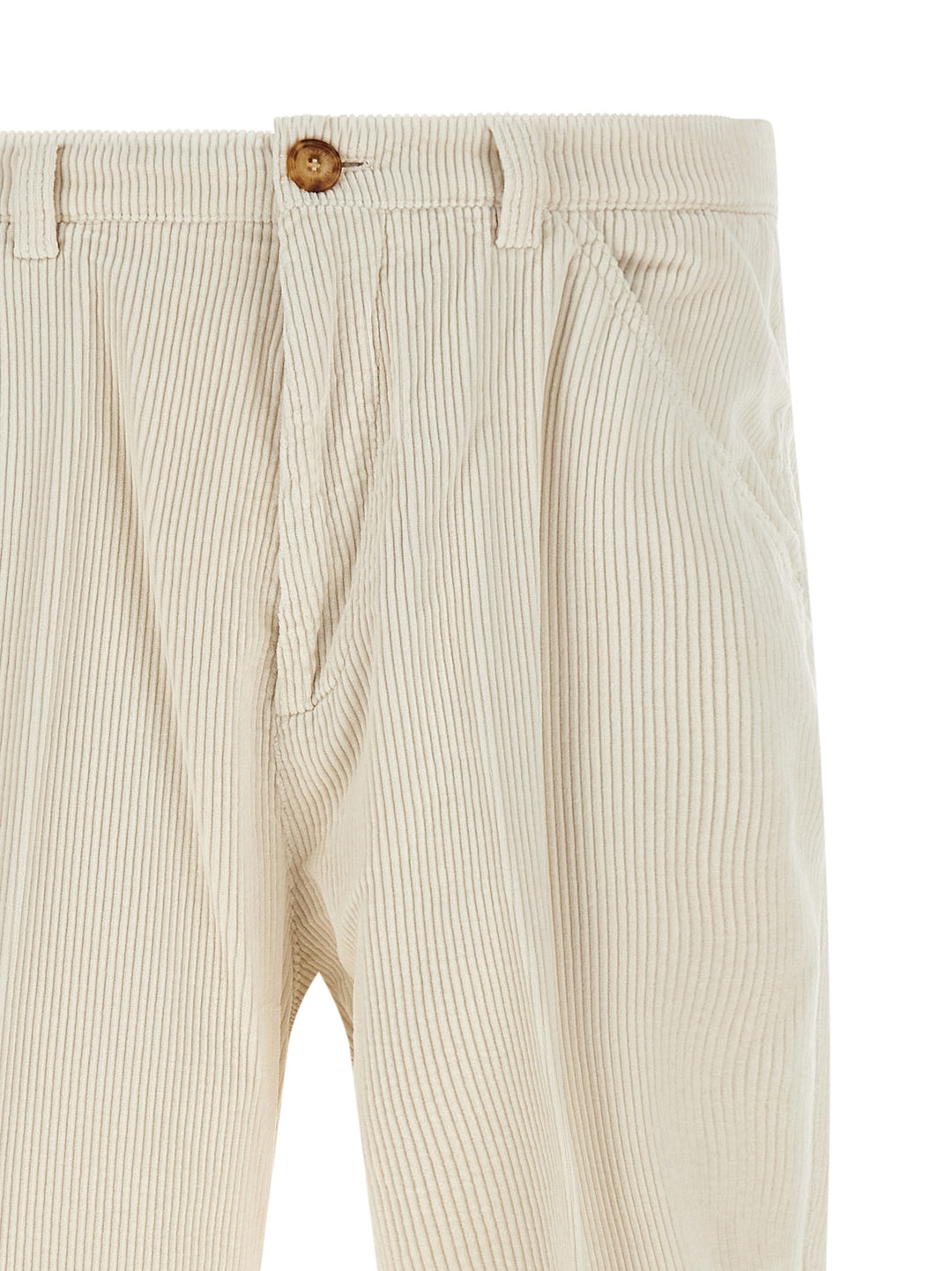 Brunello Cucinelli Corduroy Pants - White | b483316636b17691ab1e171d5da3c529015bfe70