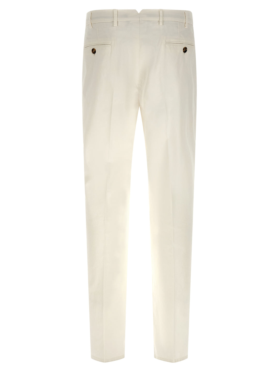 Brunello Cucinelli American Pima Cotton Pants - White | e4f8b3324e074a9036a0da9c9ca439e455cd8c4d