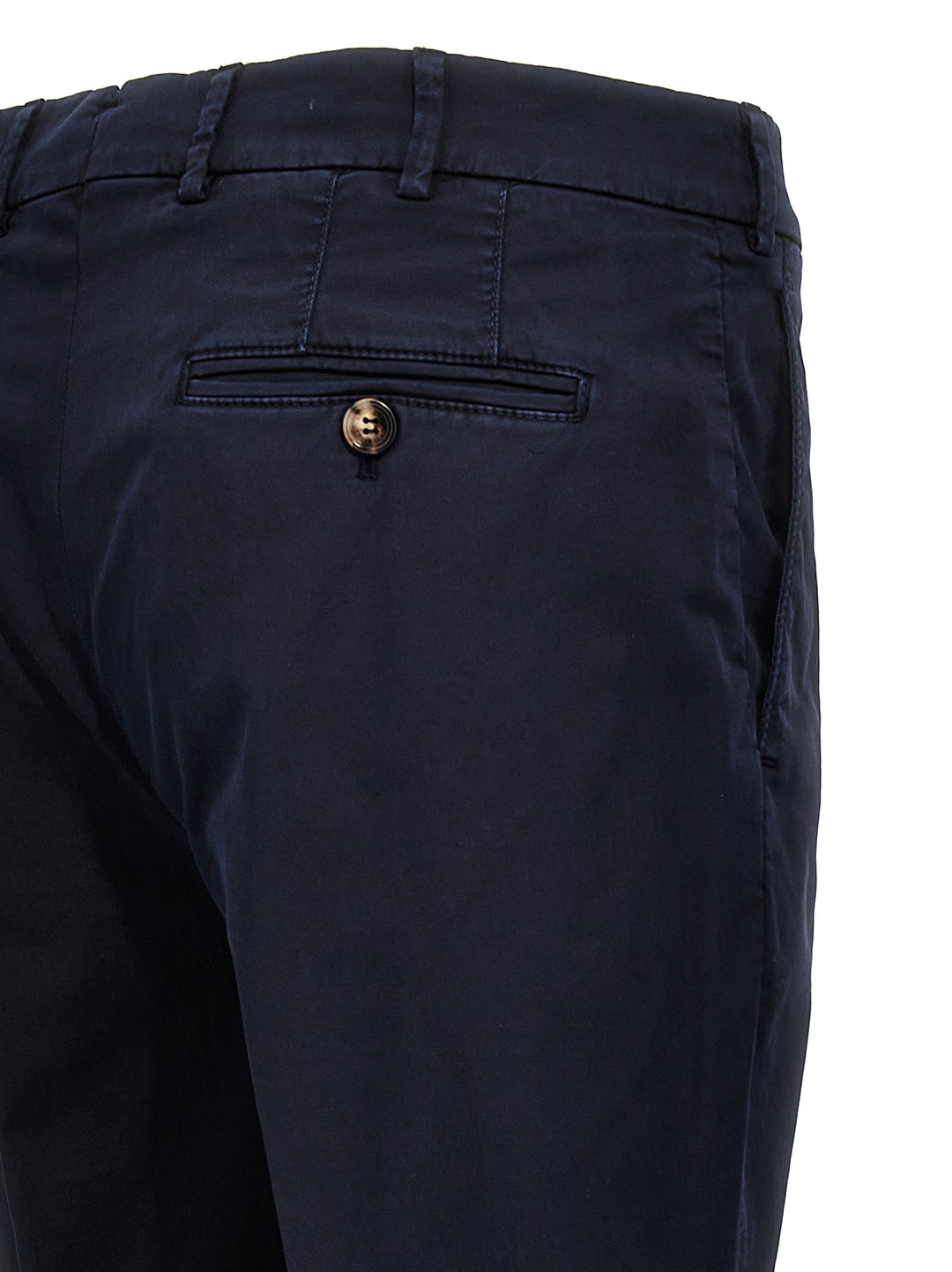 Brunello Cucinelli Flat Front Pants - Blue | 45281f661769ccd4435796c61f0ae2f4a8cbe539