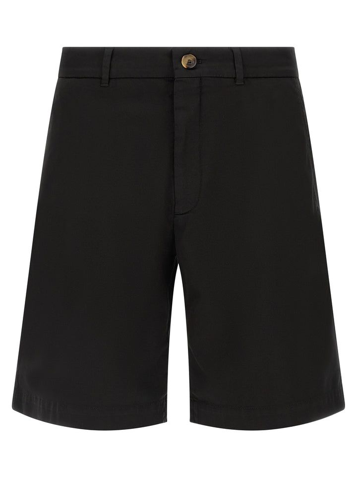 Brunello Cucinelli American Pima Cotton Bermuda Shorts Bermuda and Short - Black | efc65b70d0a9068430c08e0ca71f9038e0df571b
