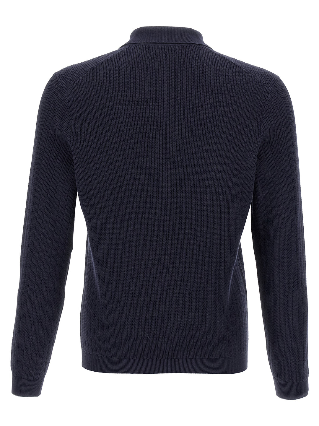 Brunello Cucinelli Crochet  Shirt Polo - Blue | 0fe198e2d1e523b82cbccef36d39b4efc9abf640