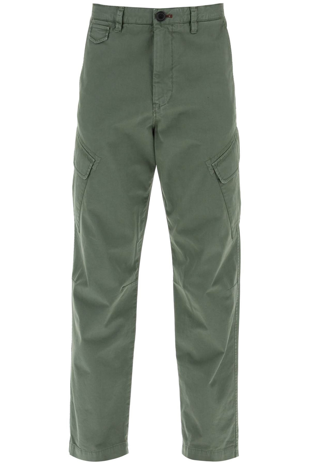 Pantaloni Cargo In Cotone Stretch