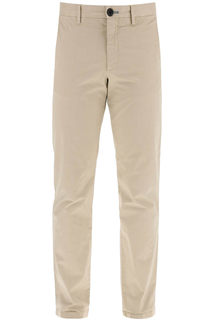 Pantaloni Chino In Cotone Stretch