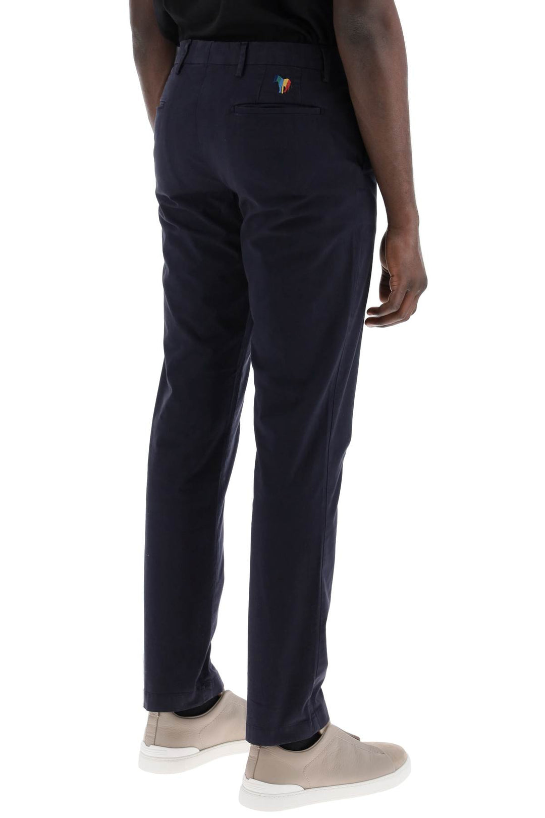 Pantaloni Chino In Cotone Stretch