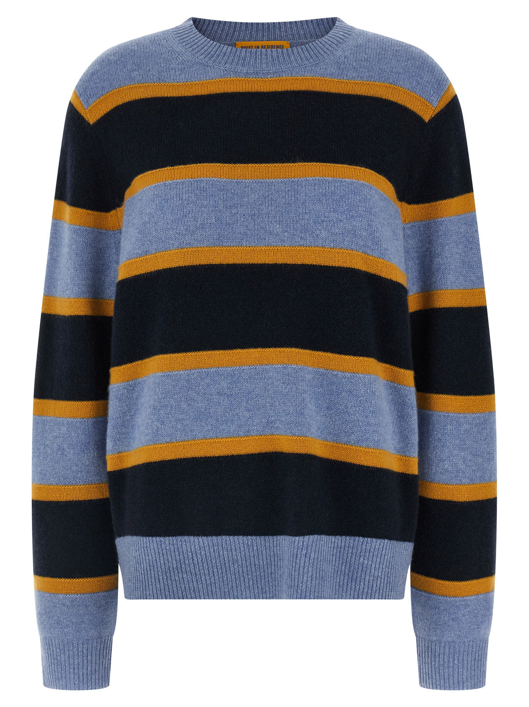 Guest In Residence Stripe Crew Sweaters and Cardigans - Multicolor | ffd07d4088d4dbc0cc4852509f7884dde47d5d20