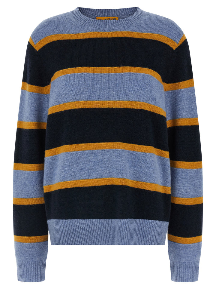 Guest In Residence Stripe Crew Sweaters and Cardigans - Multicolor | ffd07d4088d4dbc0cc4852509f7884dde47d5d20