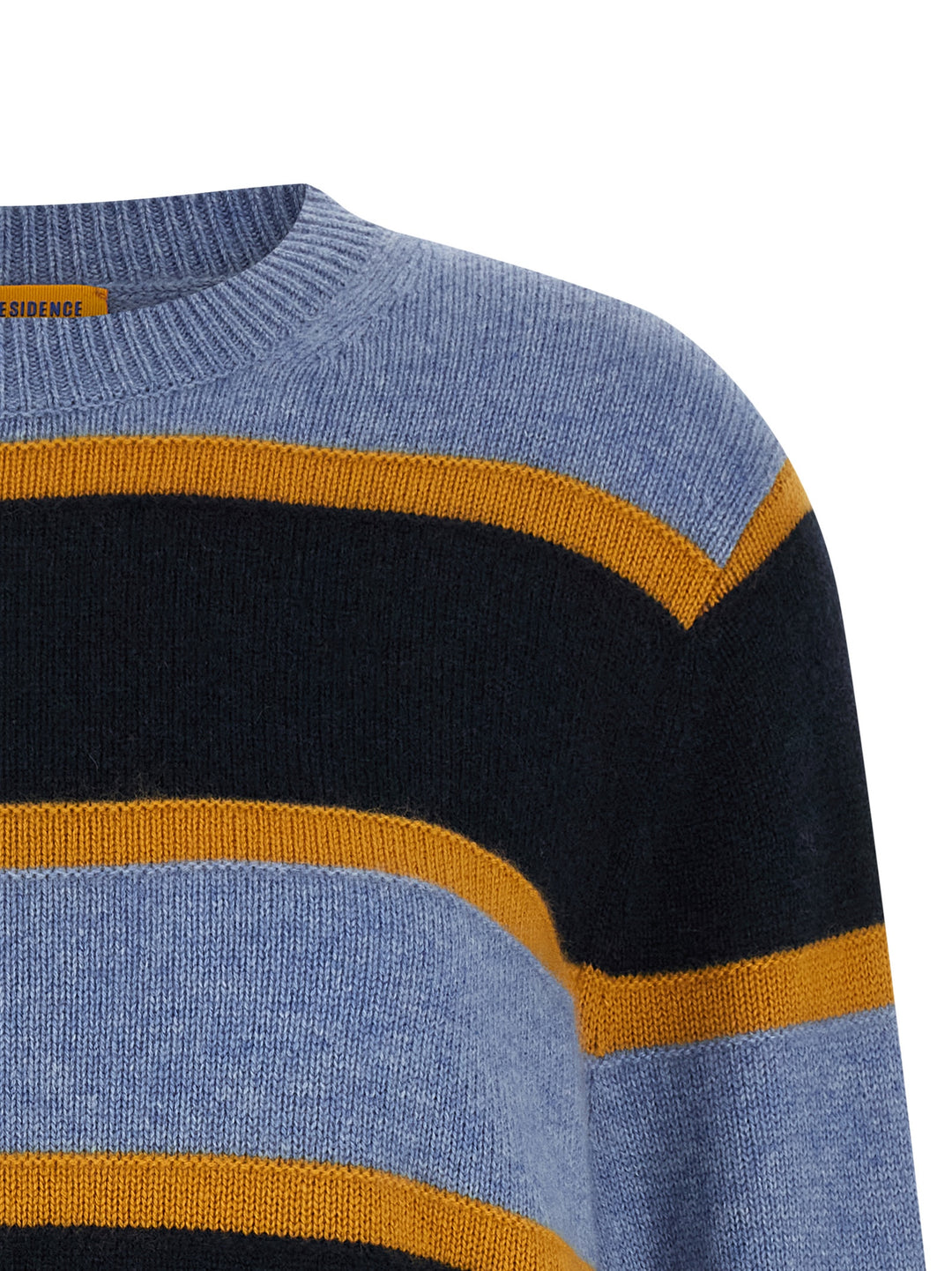Guest In Residence Stripe Crew Sweaters and Cardigans - Multicolor | 1da72354ecd13aa3b9a13b97a3b8637c7b14502b