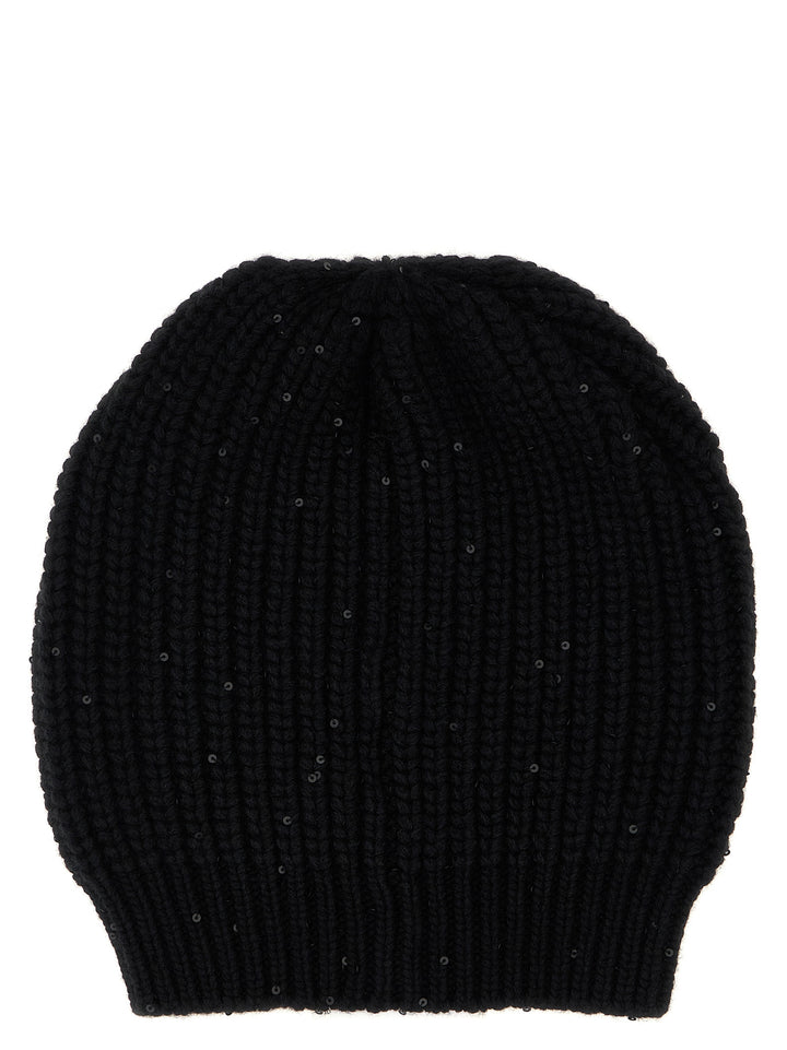 Brunello Cucinelli Diamante Hats - Black | bd4b1d19865eee25023972b4a40c3fd621c4f802