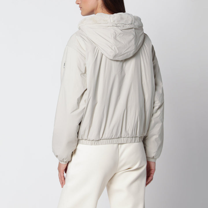 Moose Knuckles Eaton Bunny Reversible Jacket In Alabaster