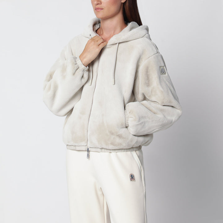 Moose Knuckles Eaton Bunny Reversible Jacket In Alabaster