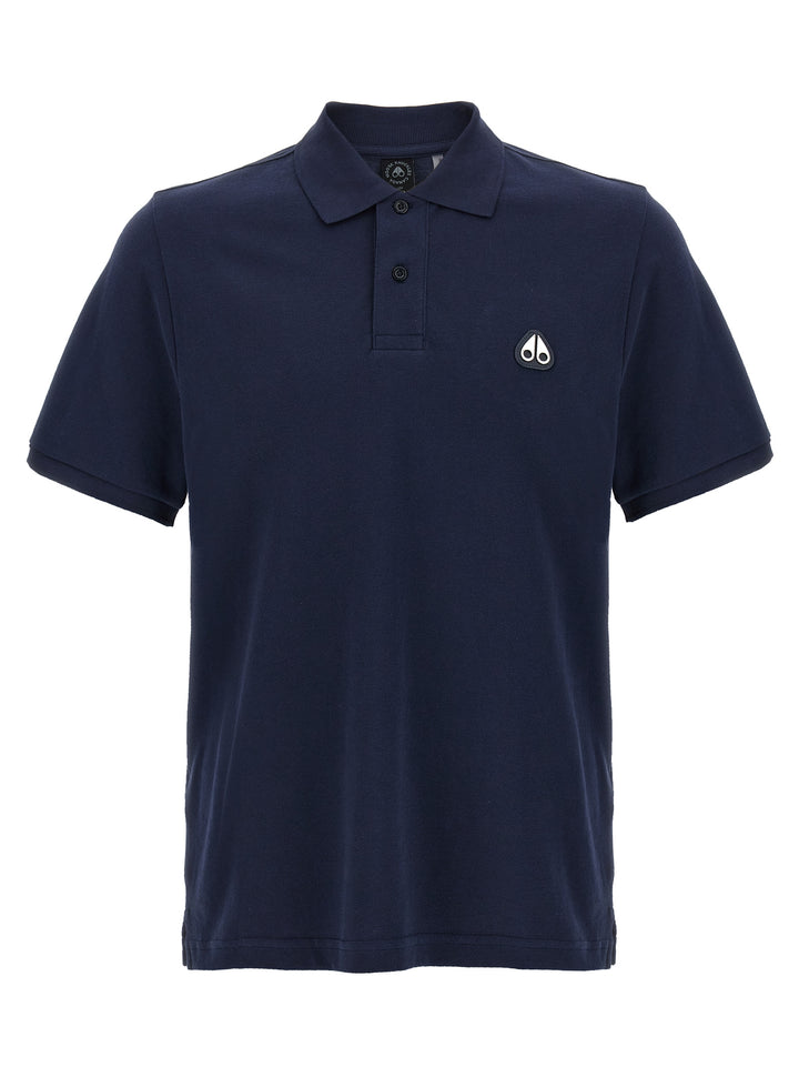 Moose Knuckles Everett Polo - Blue | 708d54a2b80c3c0efafa05764f473959b5b4d2c1